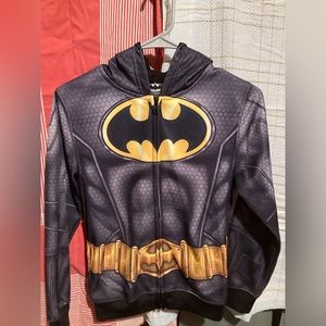 Batman DC Sweat Shirt  Kids Small Hooded Hoodie